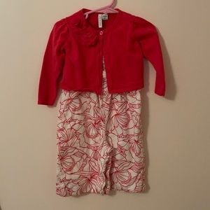 Jumpsuit and sweater